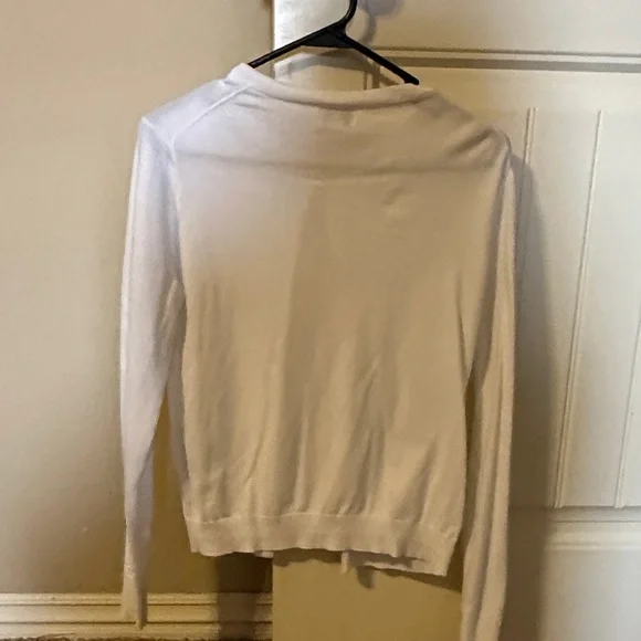 J. Crew Classic White Cardigan - Picture 3 of 3